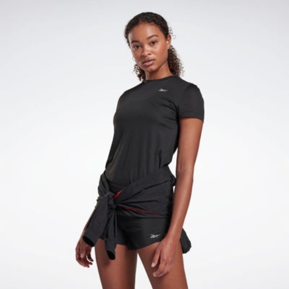 Women's Black Short Sleeve Reebok T-shirt